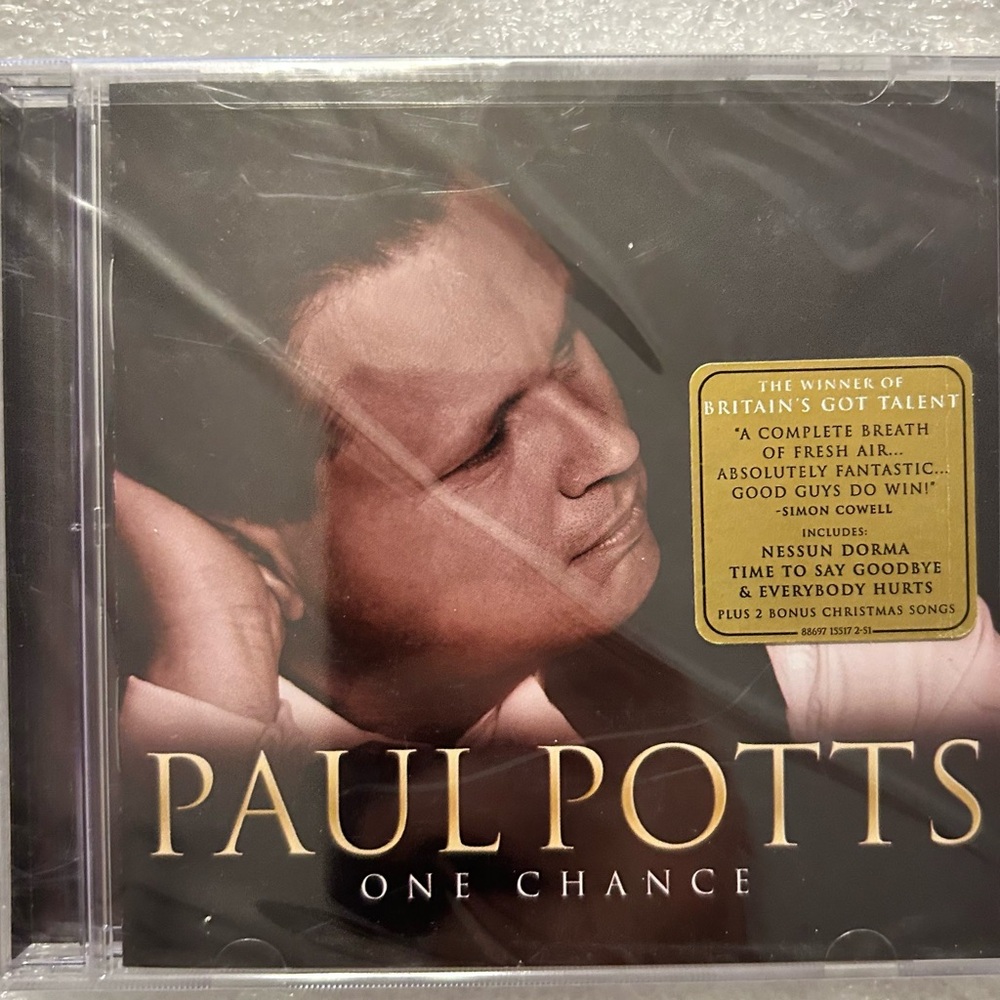 Paul Potts 'One Chance' CD